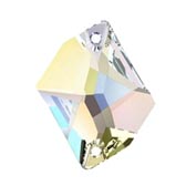 Varrható kozmikus kő méret: 20x16mm - CRYSTAL AB (001 AB)